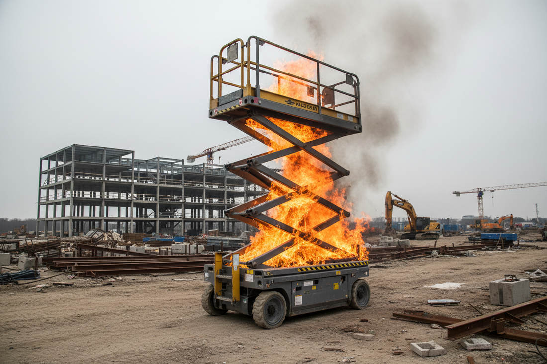 Solving Two Fire Risks on One Machine: Hybrid Scissor Lifts